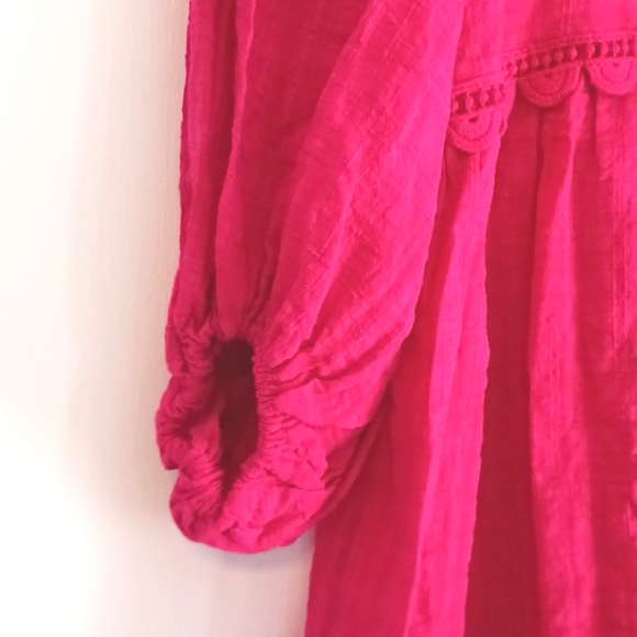 Max Studio " Cerise" Boho Blouse in Size XS (NWT) - Picture 4 of 10